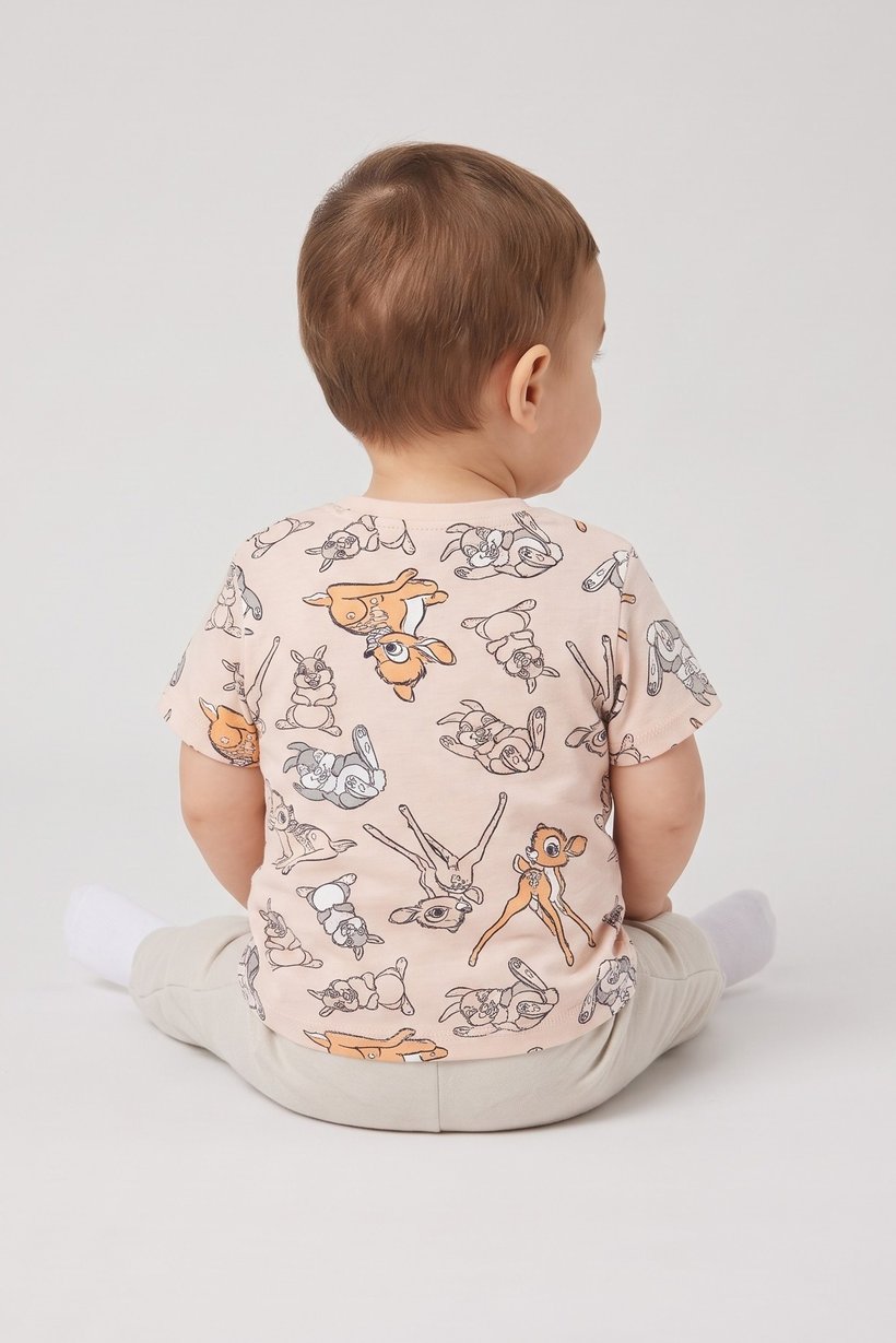 Sinsay x Disney Toddlers Boy Short Sleeve Graphic Print T-Shirt, Multicolor