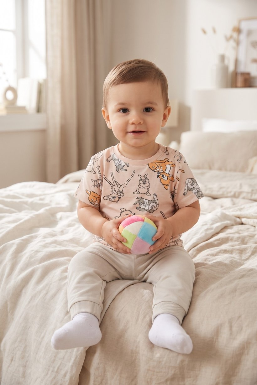 Sinsay x Disney Toddlers Boy Short Sleeve Graphic Print T-Shirt, Multicolor