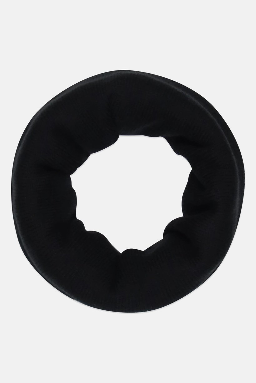 Kids Boy Knitted Scarf, Black