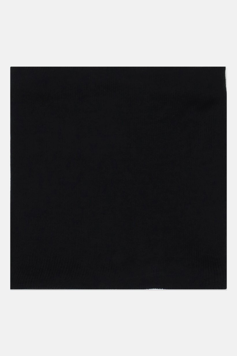 Kids Boy Knitted Scarf, Black