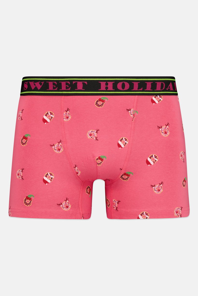 Men 3 Pieces Graphic Print Boxers, Multicolor