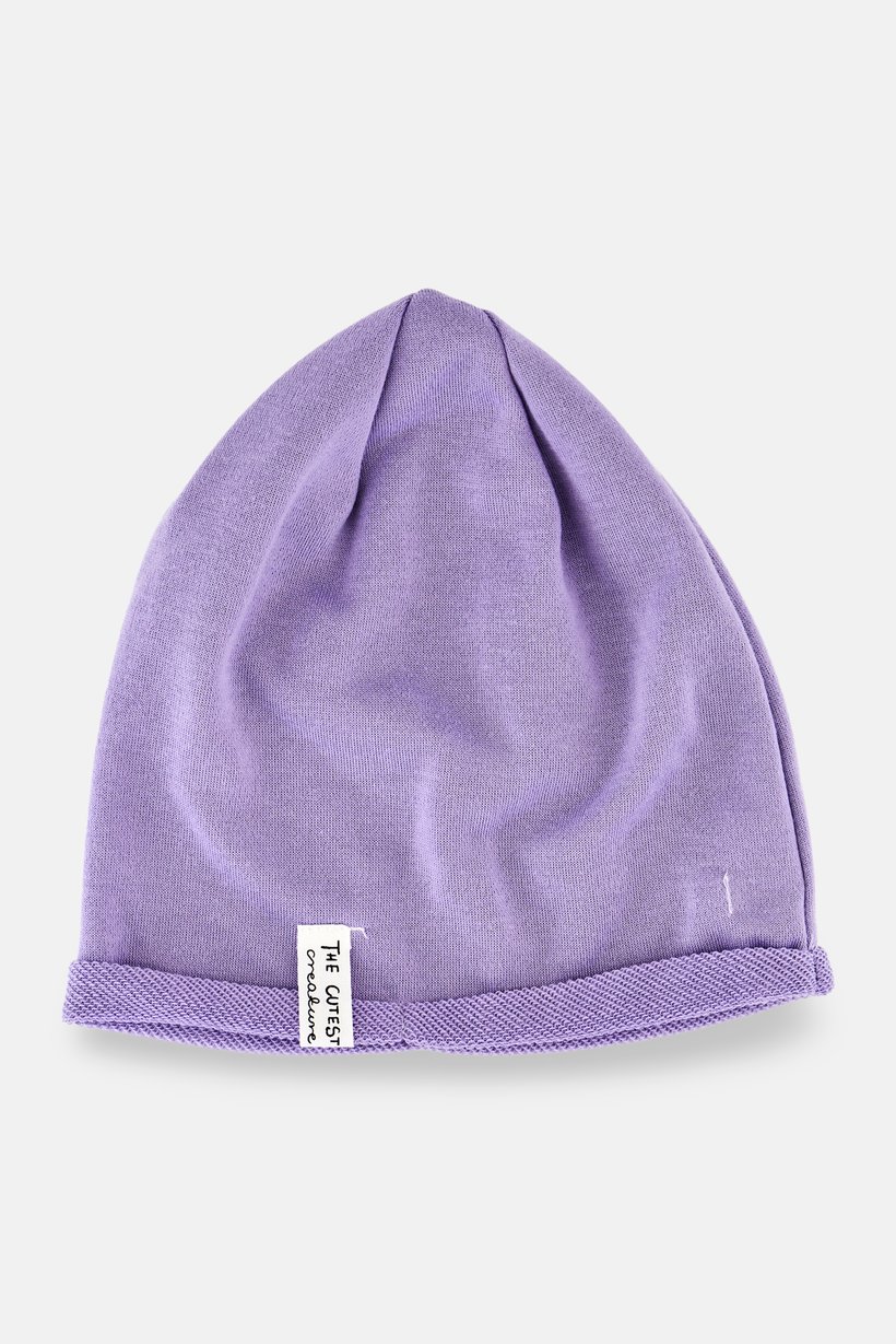 kids Girl Plain Bennie Hat, Lilac