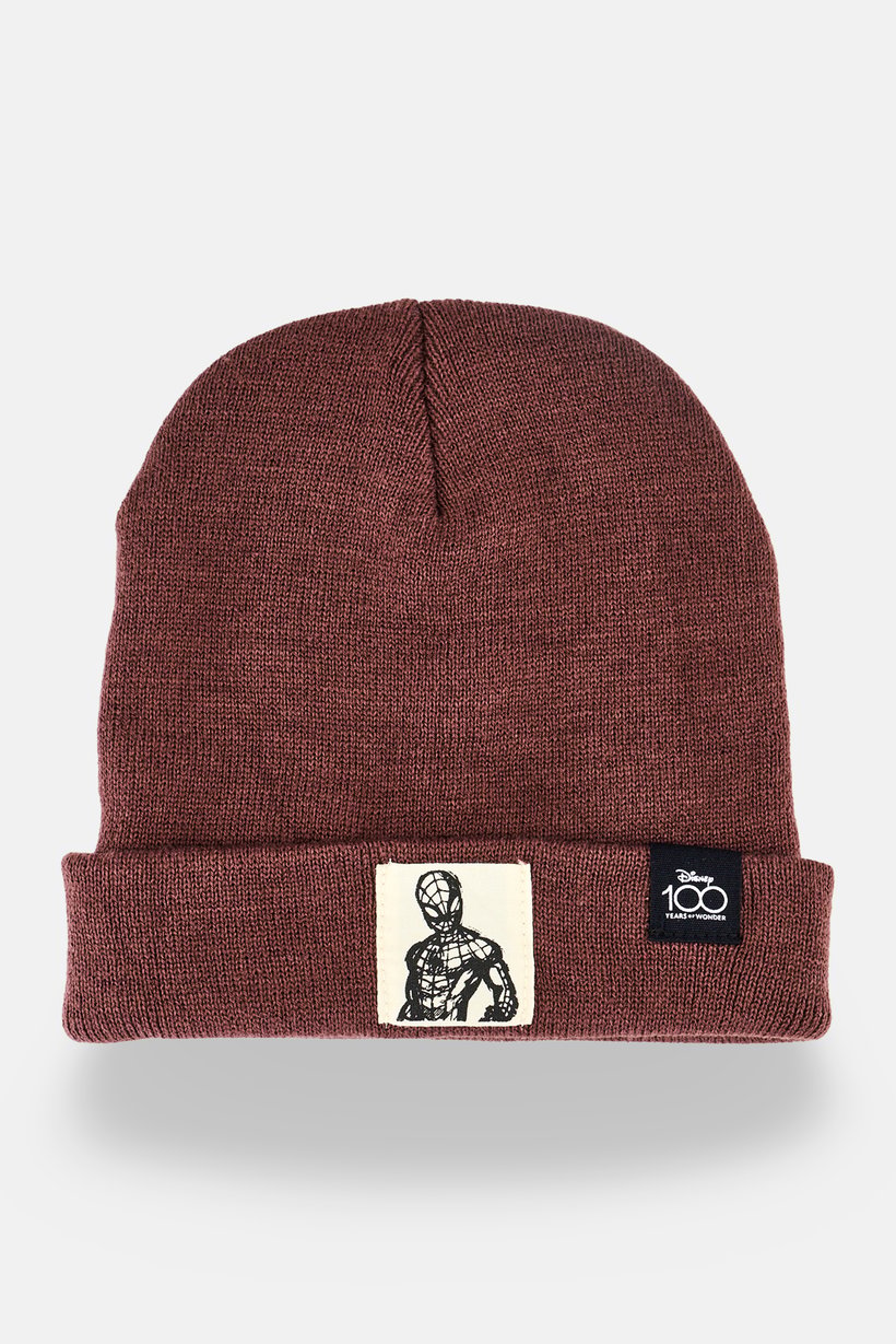 Fox And Bunny Kids Boy Graphic Bennie Hat, Brown