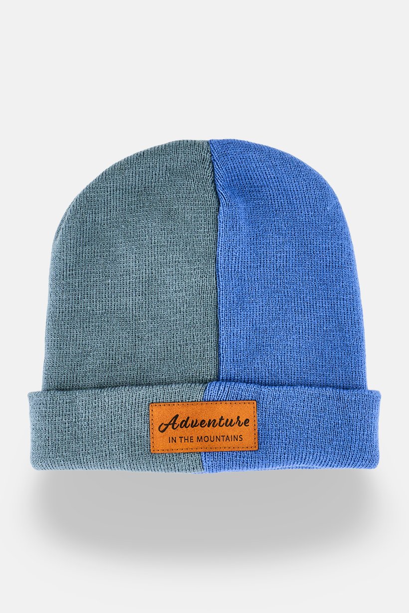 Kids Boy Two Tone Bennie Hat, Multicolor