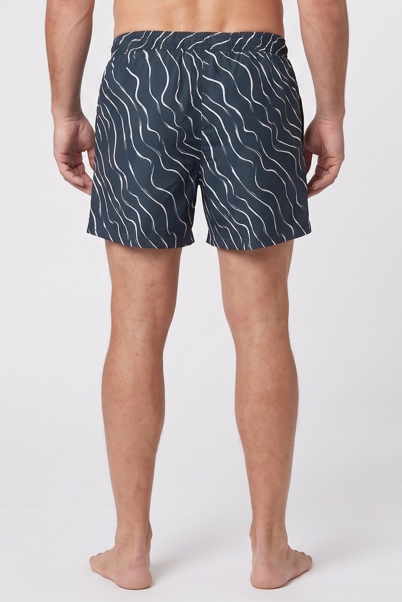 Men Allover Print Board Shorts, Multicolor
