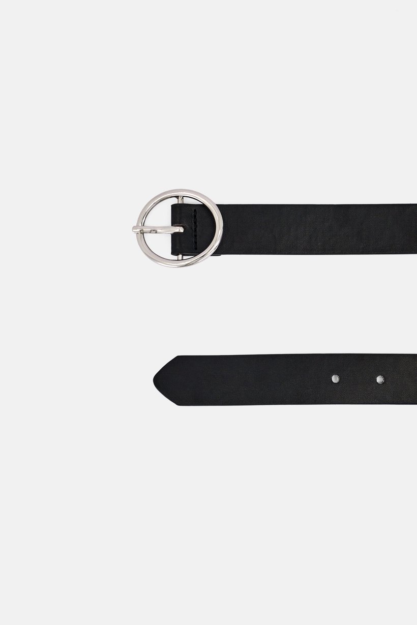 Women Plain Belt, Black