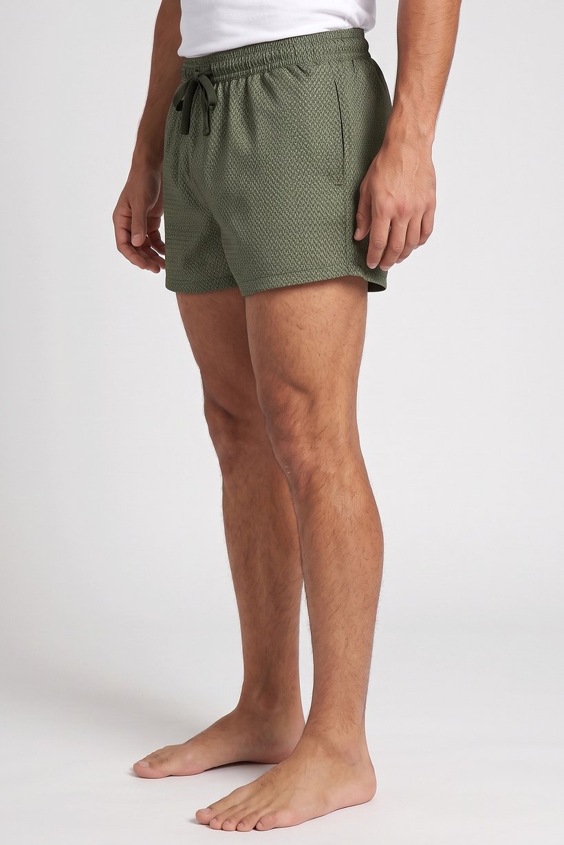 Men Allover Print Board Shorts, Multicolor