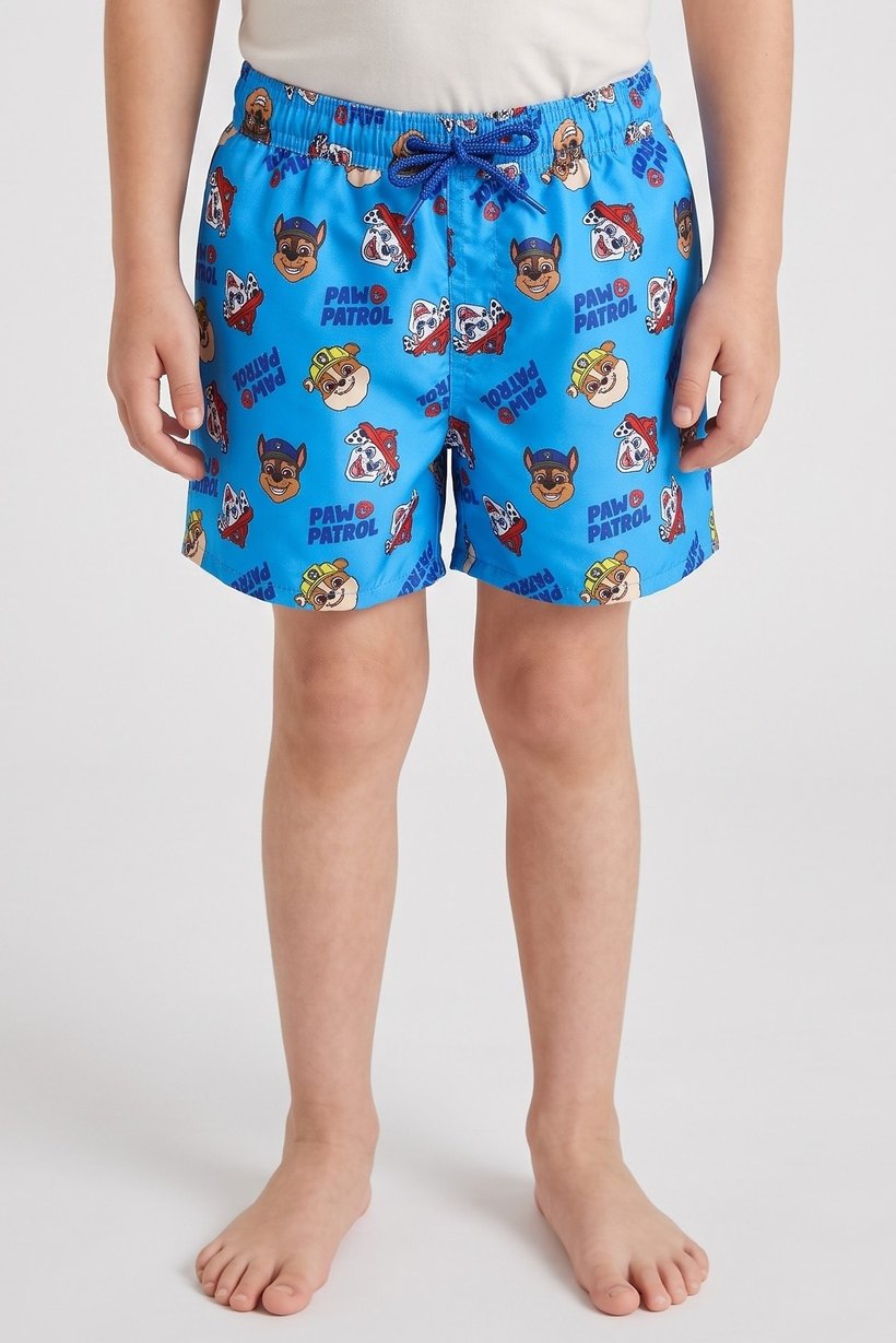 Sinsay x Raw Patrol Kids Boy Graphic Print Board Shorts, Blue