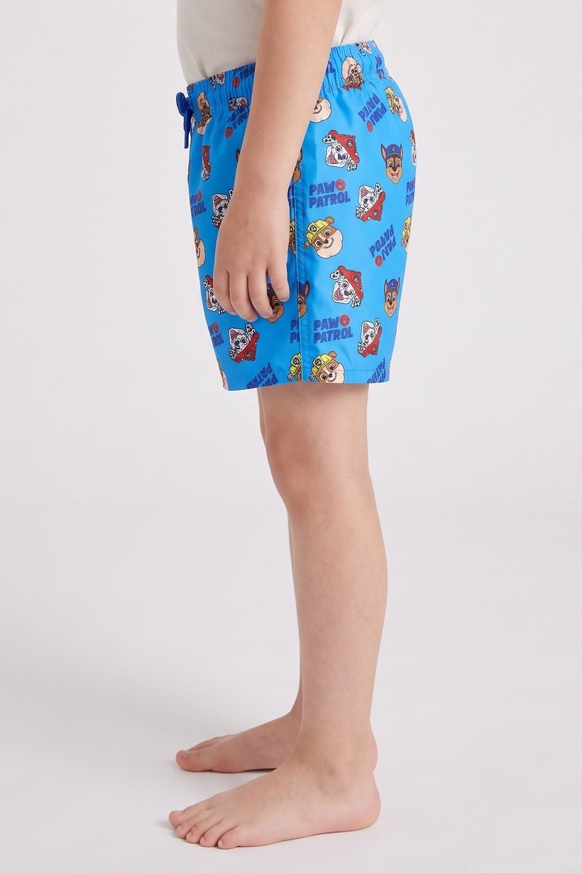 Sinsay x Raw Patrol Kids Boy Graphic Print Board Shorts, Blue