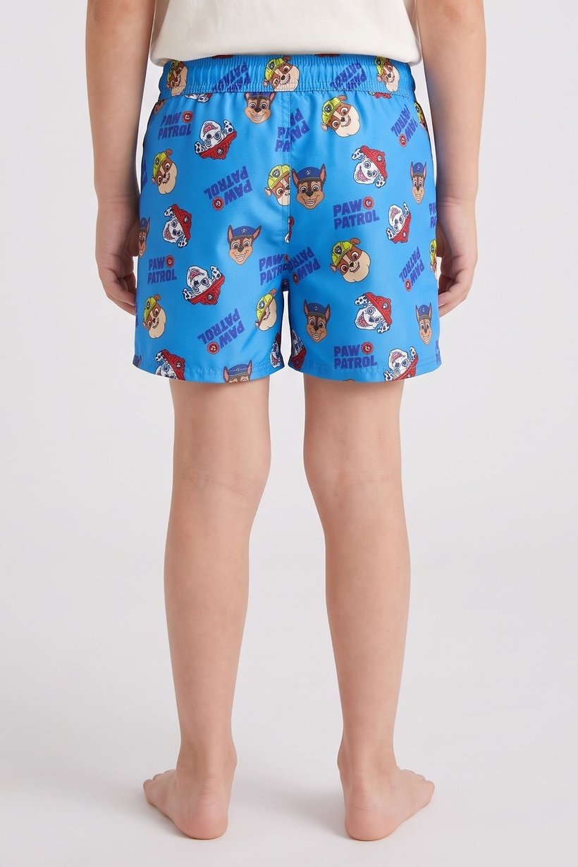 Sinsay x Raw Patrol Toddlers Boy Graphic Print Board Shorts, Blue