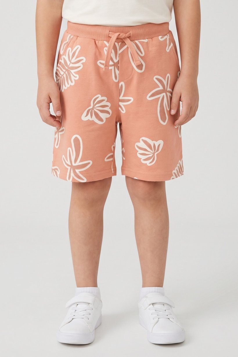 Kids Boy Allover Print Basic Shorts, Multicolor