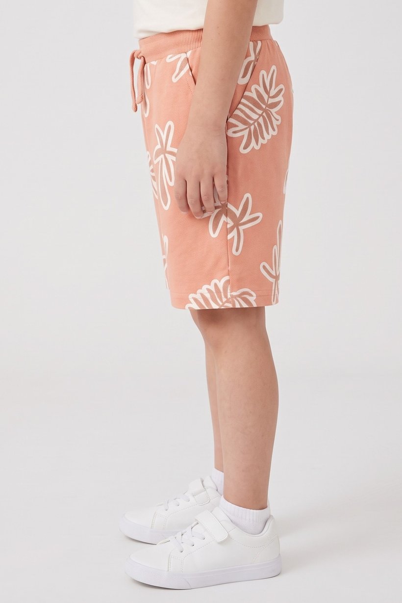 Kids Boy Allover Print Basic Shorts, Multicolor