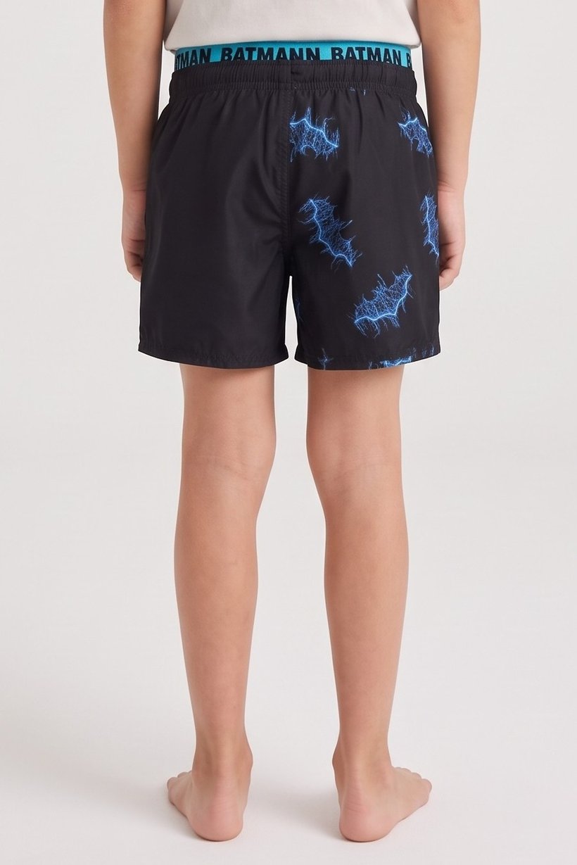 Kids Boy Graphic Print Board Shorts, Multicolor