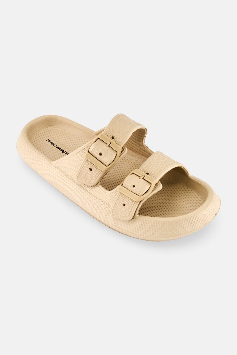 Men Slip On Slide, Beige