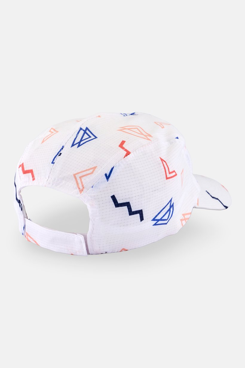 Men Embroidered Velcro Closure Cap, Multicolor