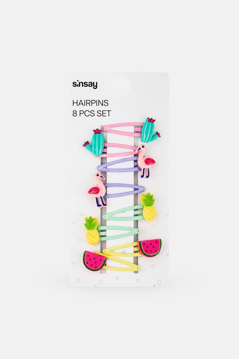 Kids Girl 4 Pairs Hairpin, Multicolor