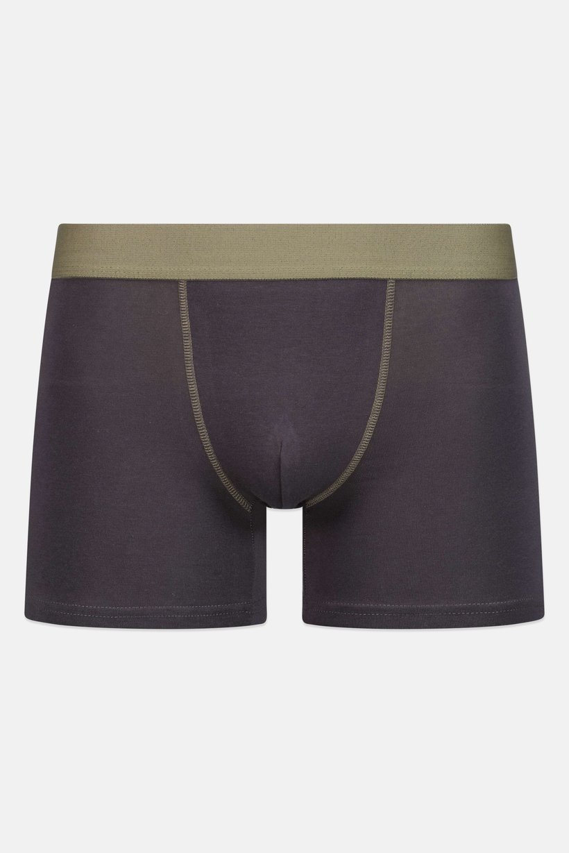 Men 3 Pieces Solid Boxers Brief, Multicolor