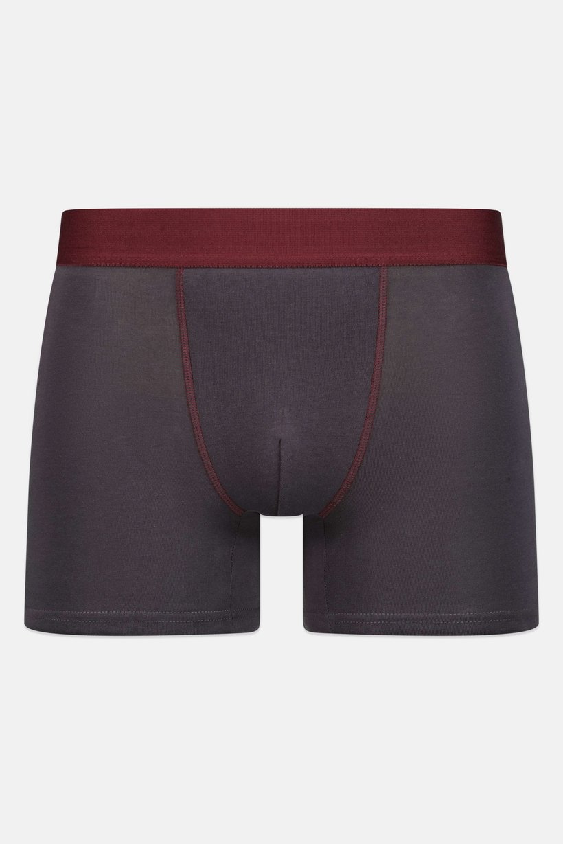 Men 3 Pieces Solid Boxers Brief, Multicolor