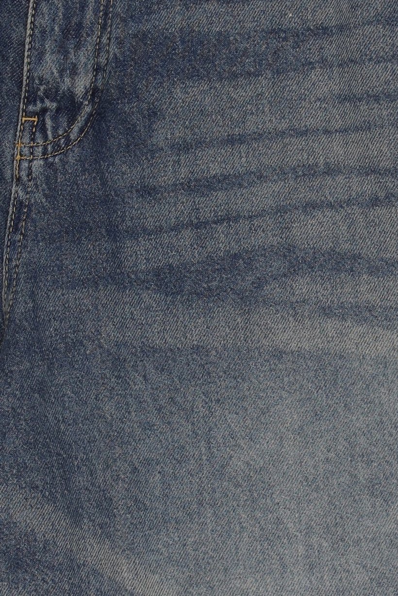 Women Washed Denim Shorts, Washed Blue