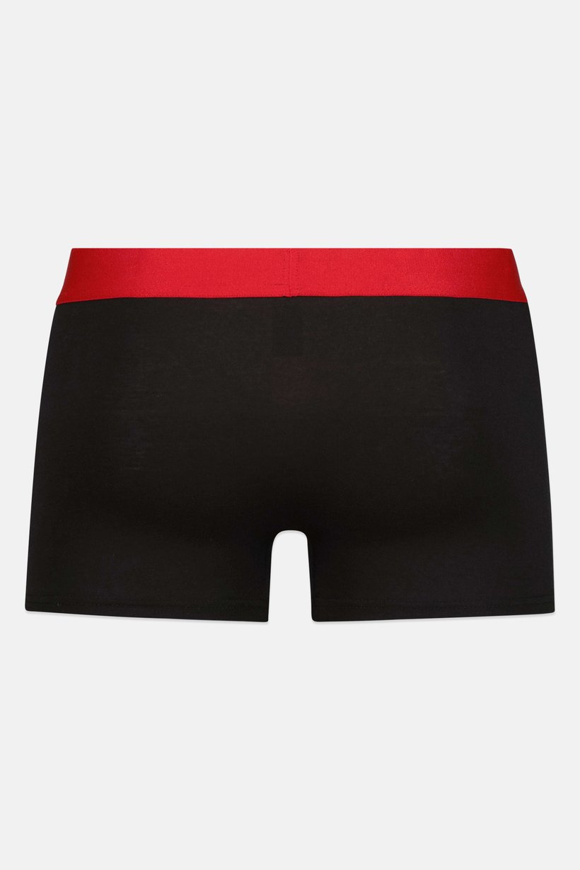 Men 2 Pieces Graphic Print Boxers, Black