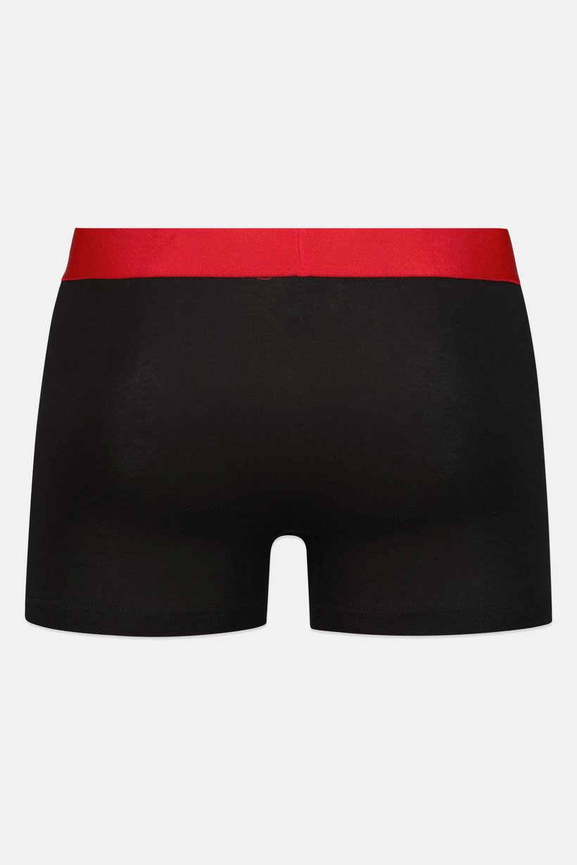 Men 2 Pieces Graphic Print Boxers, Black