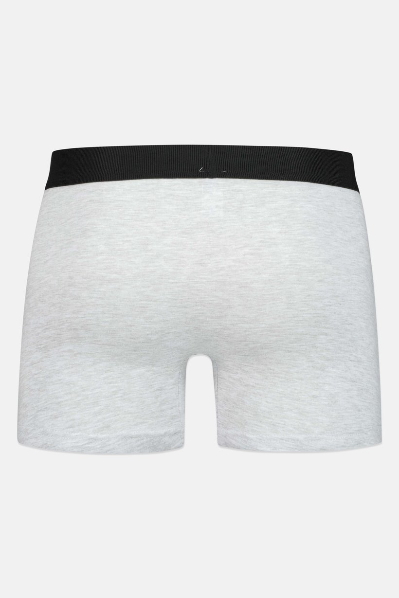 Men 3 Pieces Solid Long Trunks, Multicolor