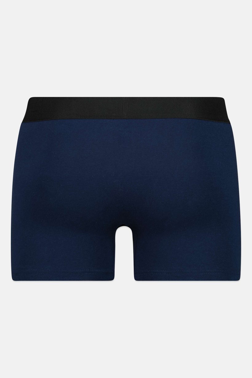 Men 3 Pieces Solid Long Trunks, Multicolor