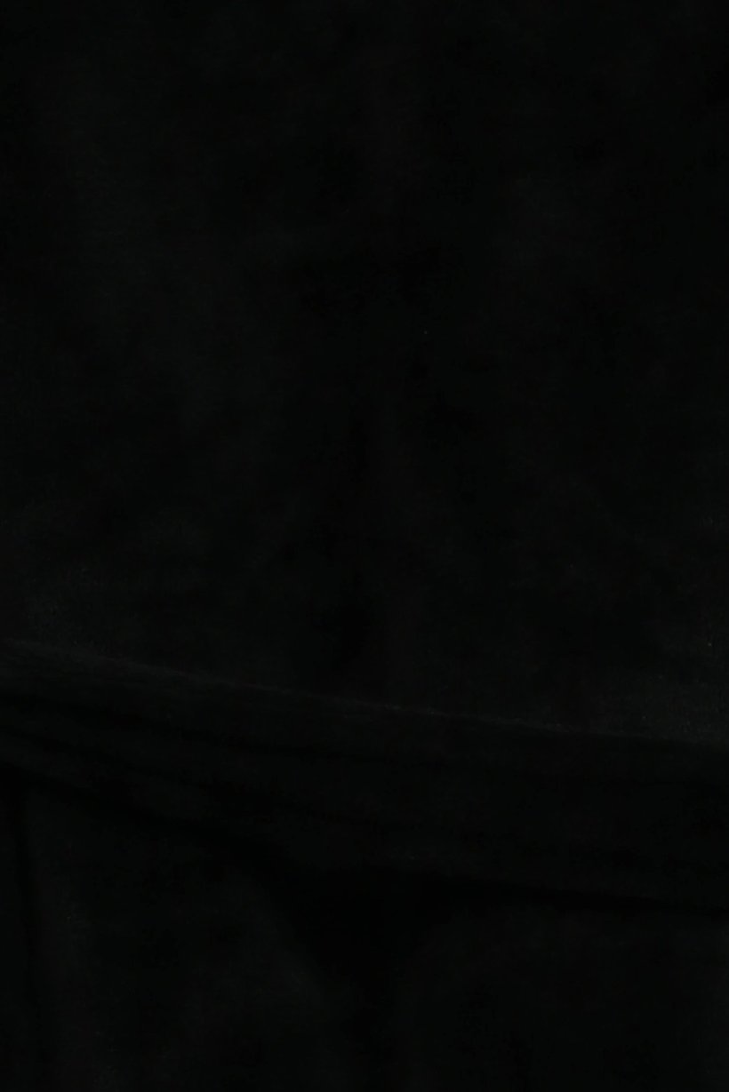 Men Textured Bath Robe, Black
