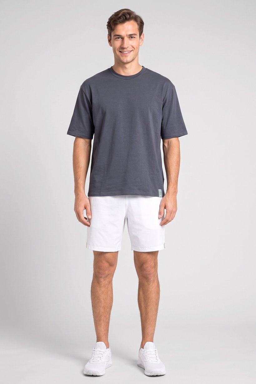 Men Sportswear Fit Short Sleeve Outdoor T-Shirt, Dusty Navy