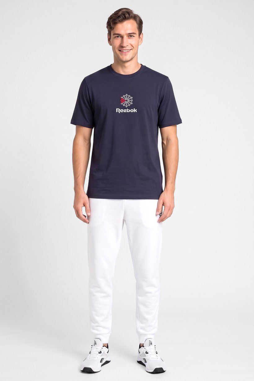 Men Sportswear Fit Short Sleeve Outdoor T-Shirt, Dark Navy