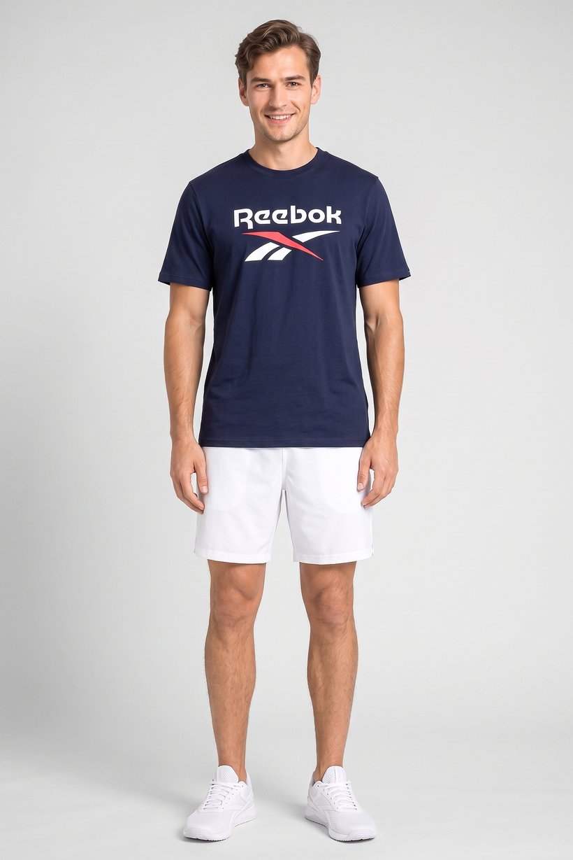 Men Sportswear Fit Short Sleeve Training T-Shirt, Navy
