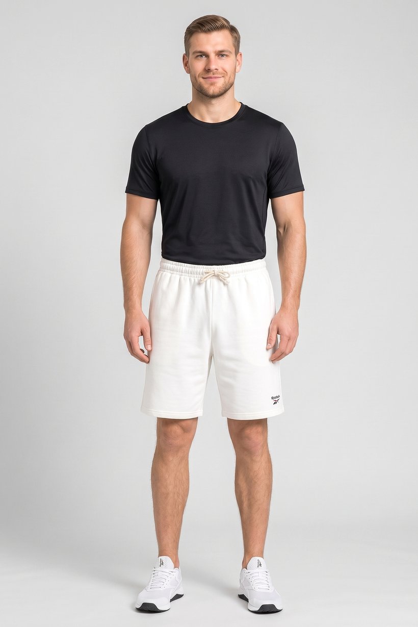 Men Sportswear Fit Outdoor Shorts, White