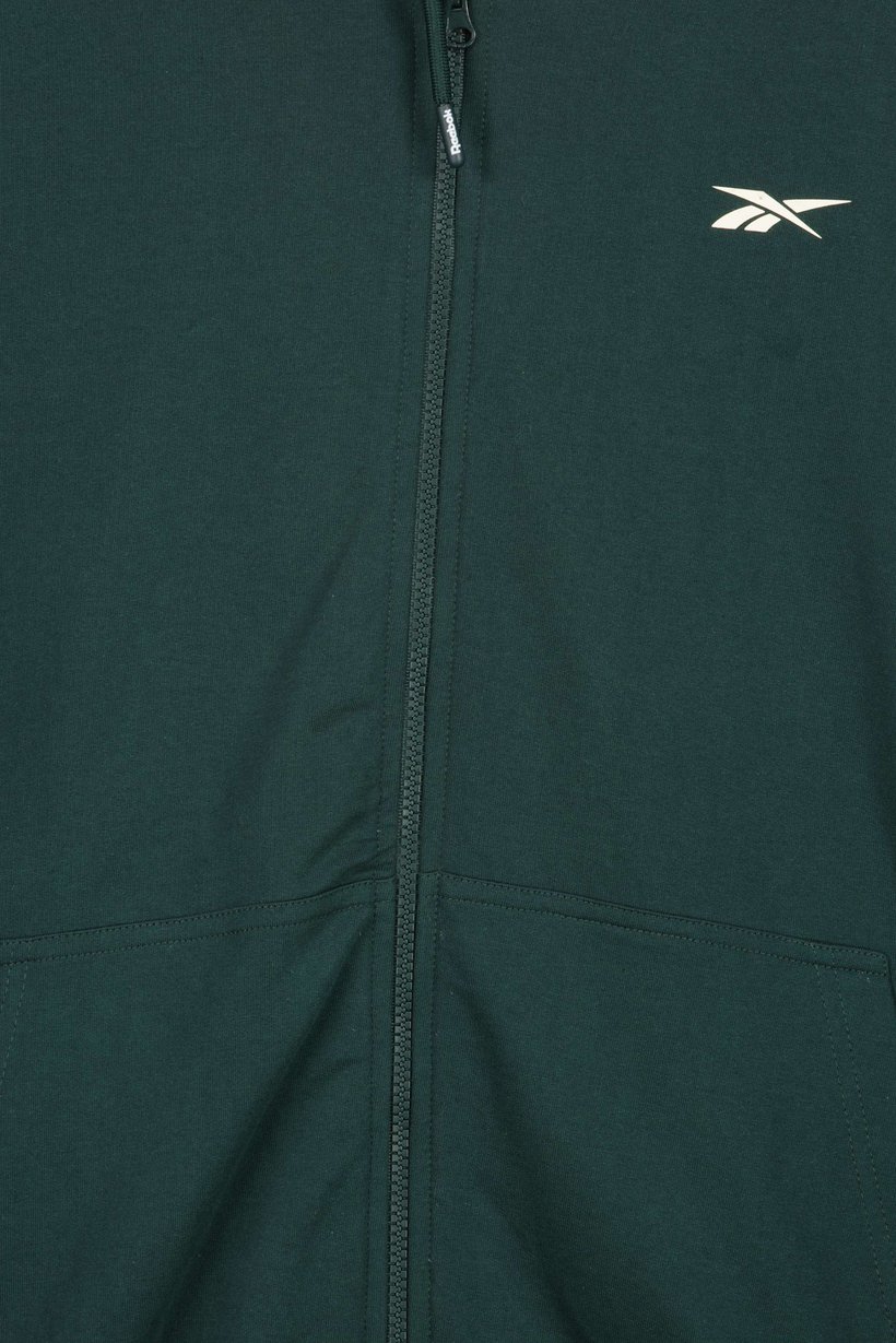 Men Sportswear Fit Long Sleeve Outdoor Hoodie, Dark Green