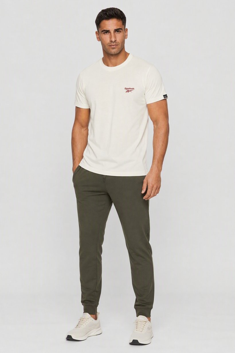 Men Sportswear Fit Short Sleeve Outdoor T-Shirt, Ivory