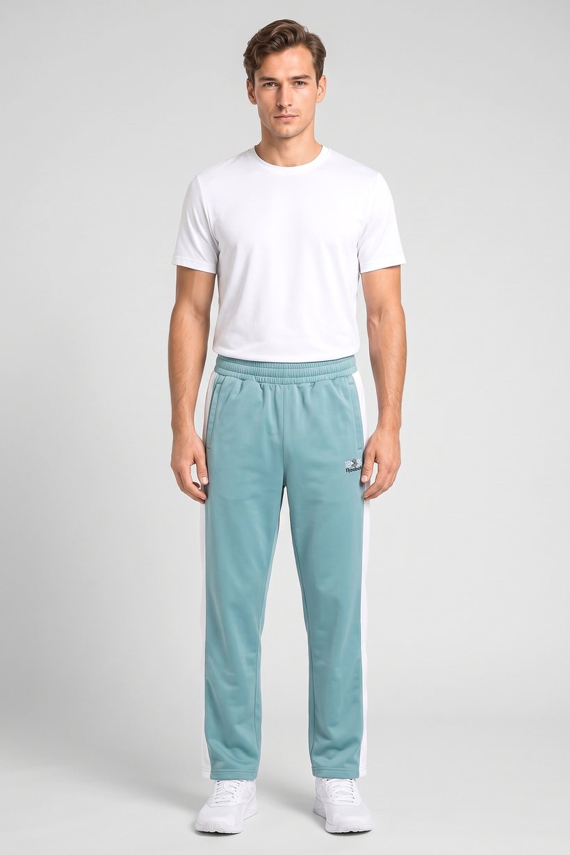 Men Sportswear Fit Outdoor Sweatpants, Light Turquoise