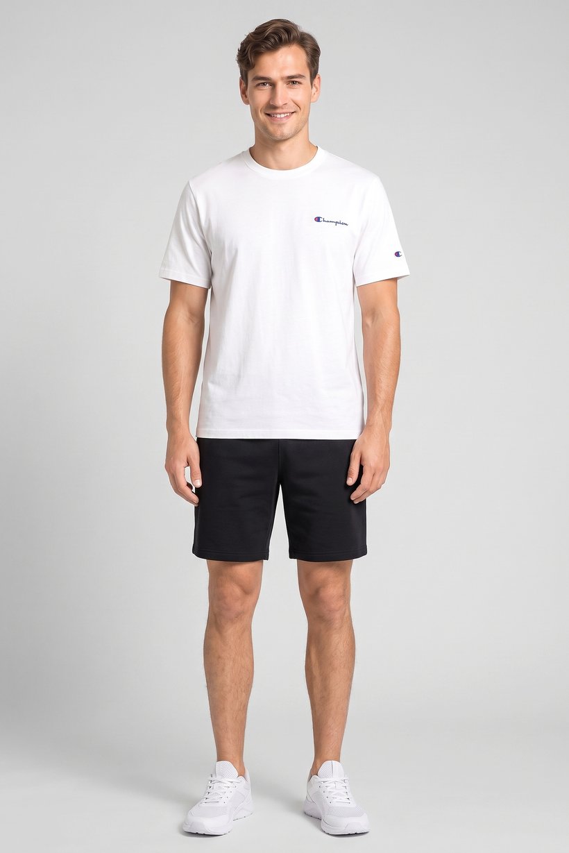 Men Sportswear Fit Short Sleeve Outdoor T-Shirt, White