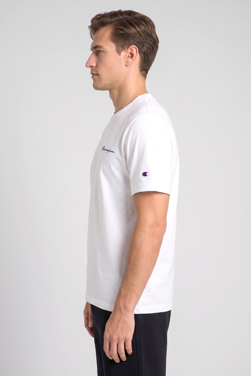 Men Sportswear Fit Short Sleeve Outdoor T-Shirt, White