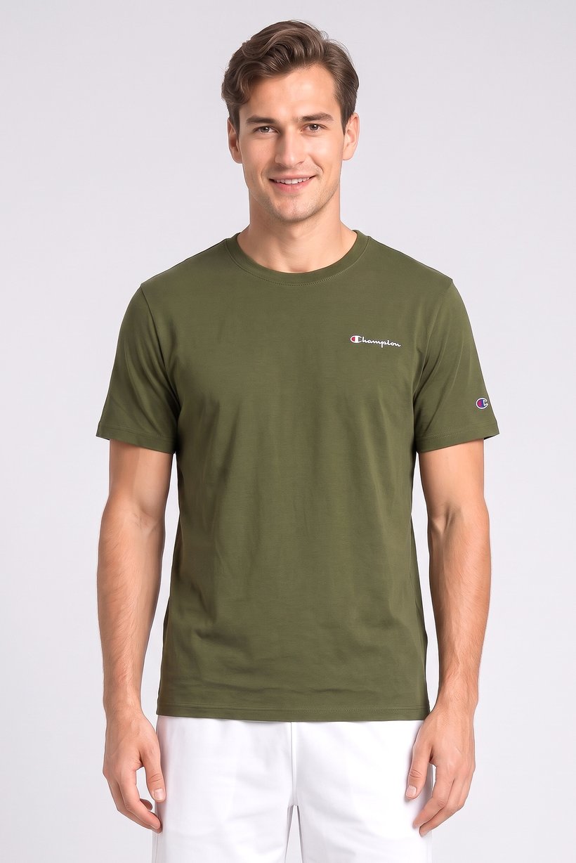 Men Sportswear Fit Short Sleeve Outdoor T-Shirt, Green