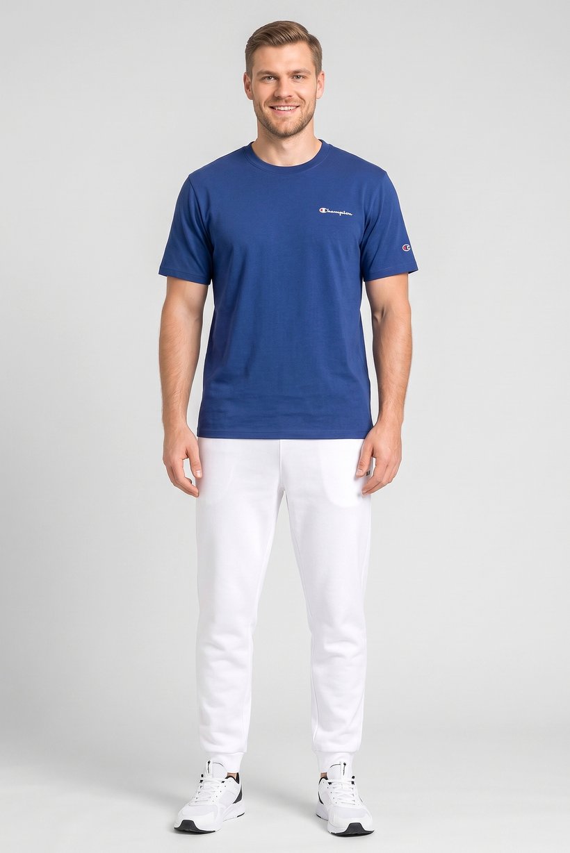 Men Sportswear Fit Short Sleeve Outdoor T-Shirt, Navy