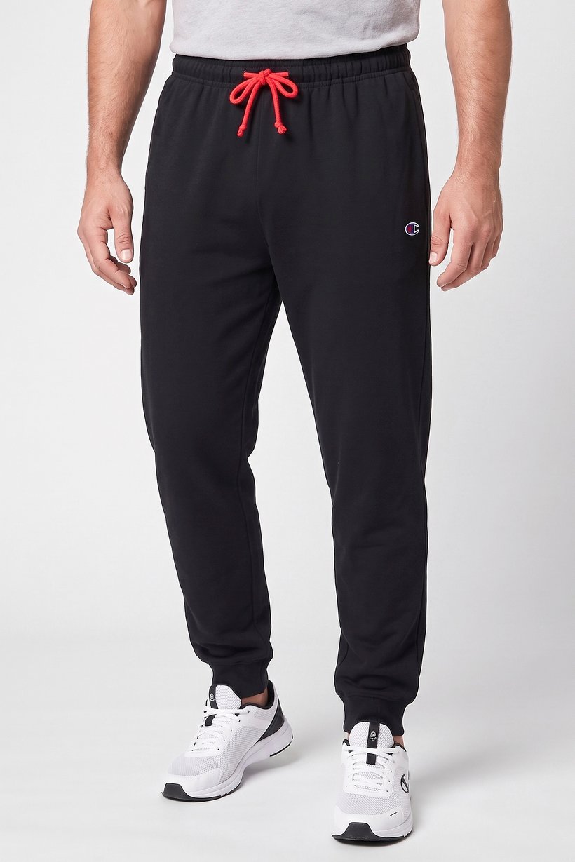 Men Sportswear Fit Outdoor Jogger Pants, Black