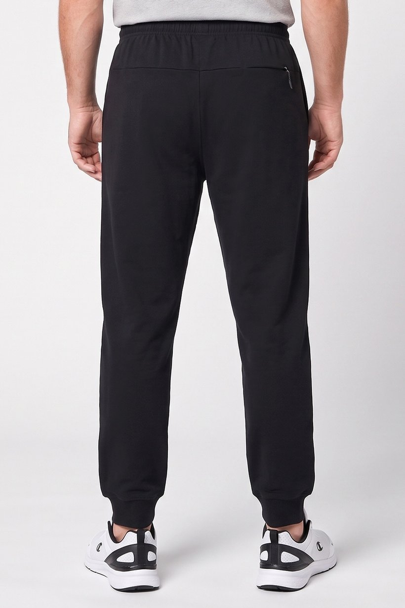 Men Sportswear Fit Outdoor Jogger Pants, Black