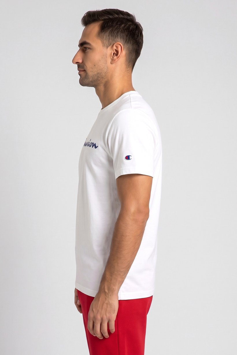 Men Sportswear Fit Short Sleeve Outdoor T-Shirt, White