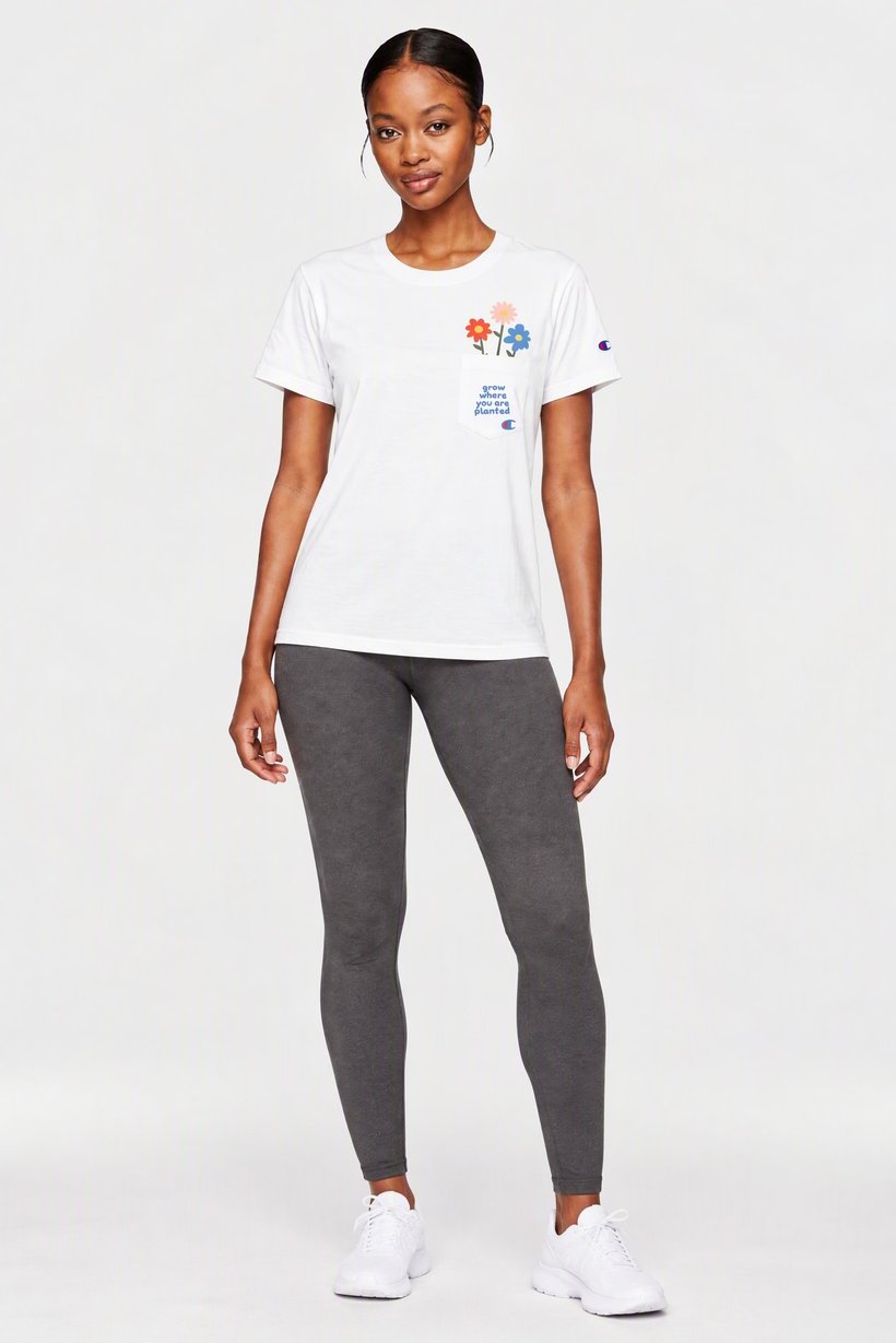 Women Sportswear Fit Short Sleeve Outdoor T-Shirt, White