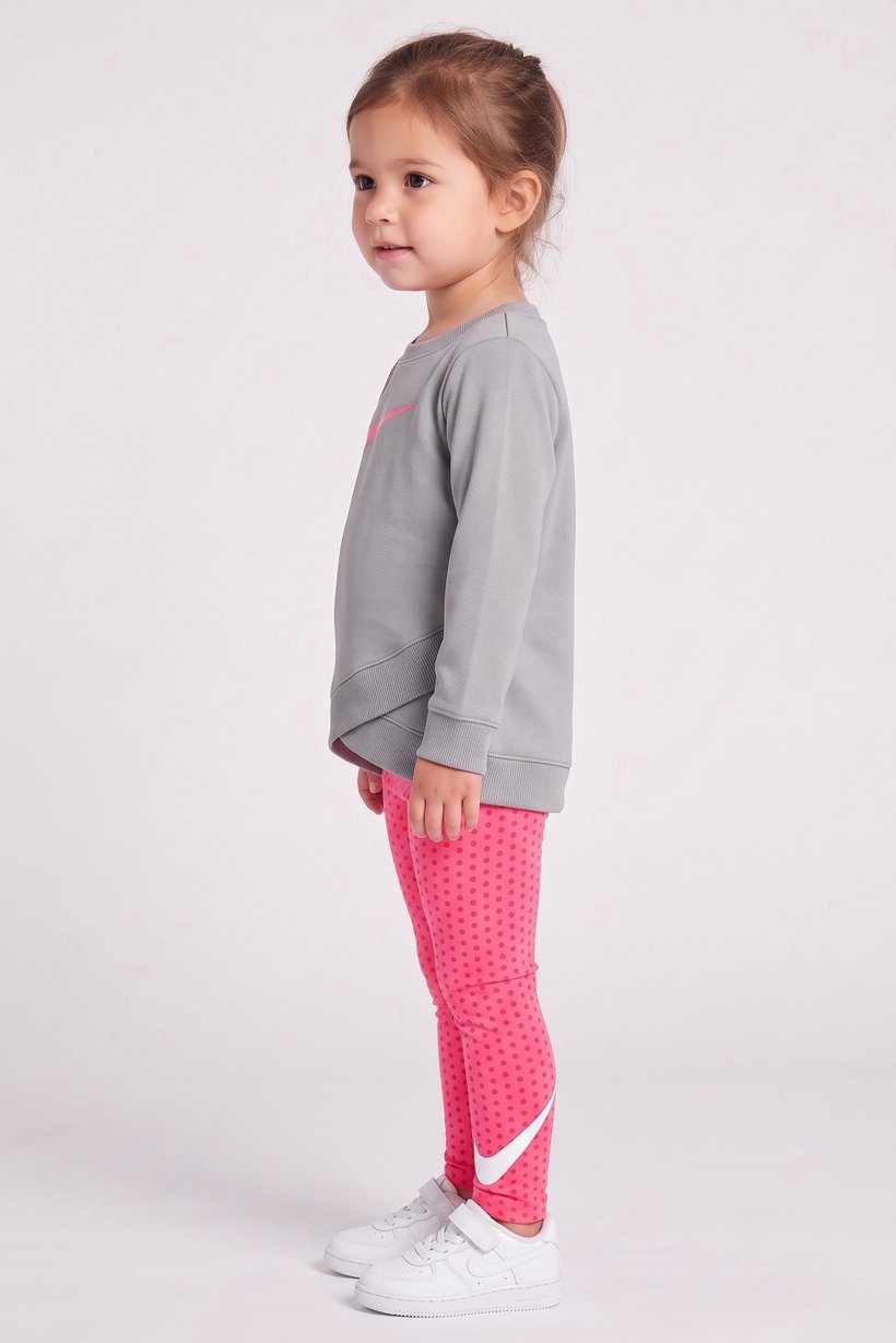 Toddlers Girl 2 Pcs Long Sleeve Sweatshirt And Leggings, Multicolor