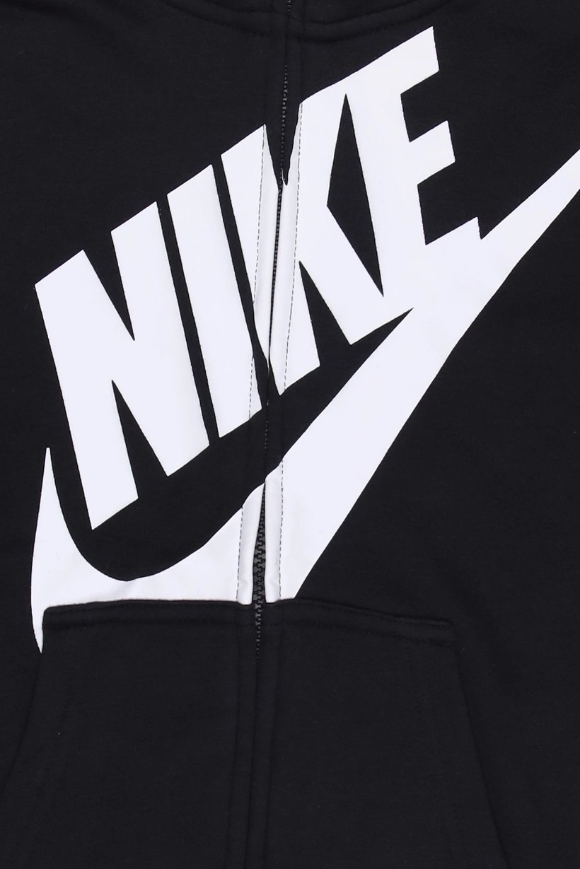 Kids Boy Sportswear Fit Long Sleeve Hoodie, Black