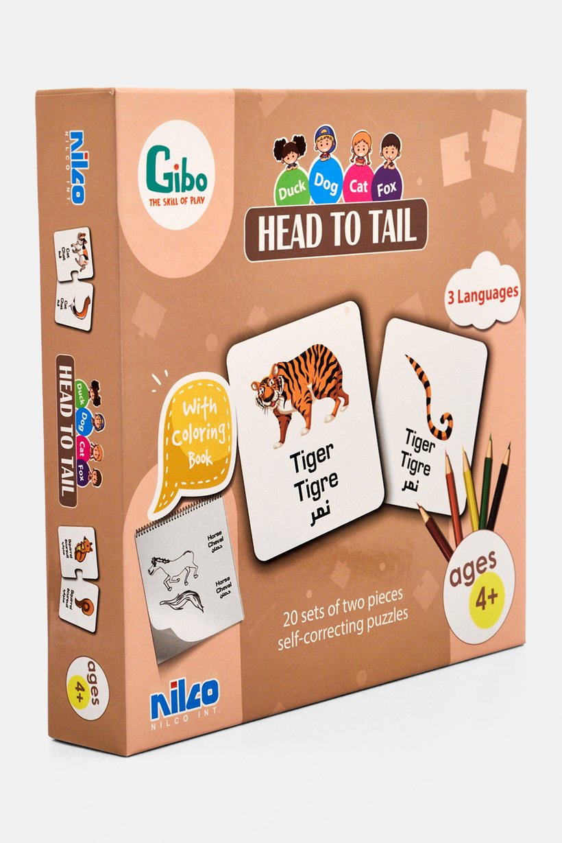40 Pieces Head To Tail Puzzle