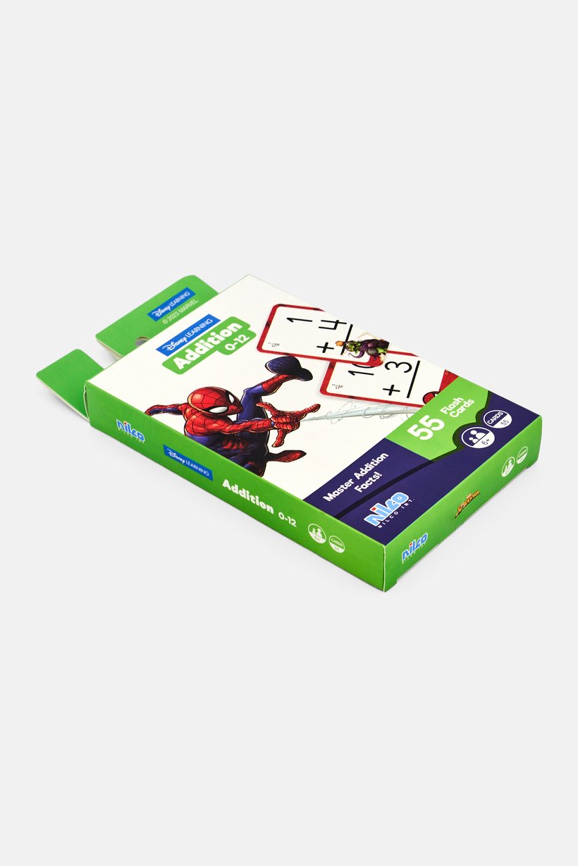 Marvel Spider-Man 55 Pcs Addition Learning Flash Cards