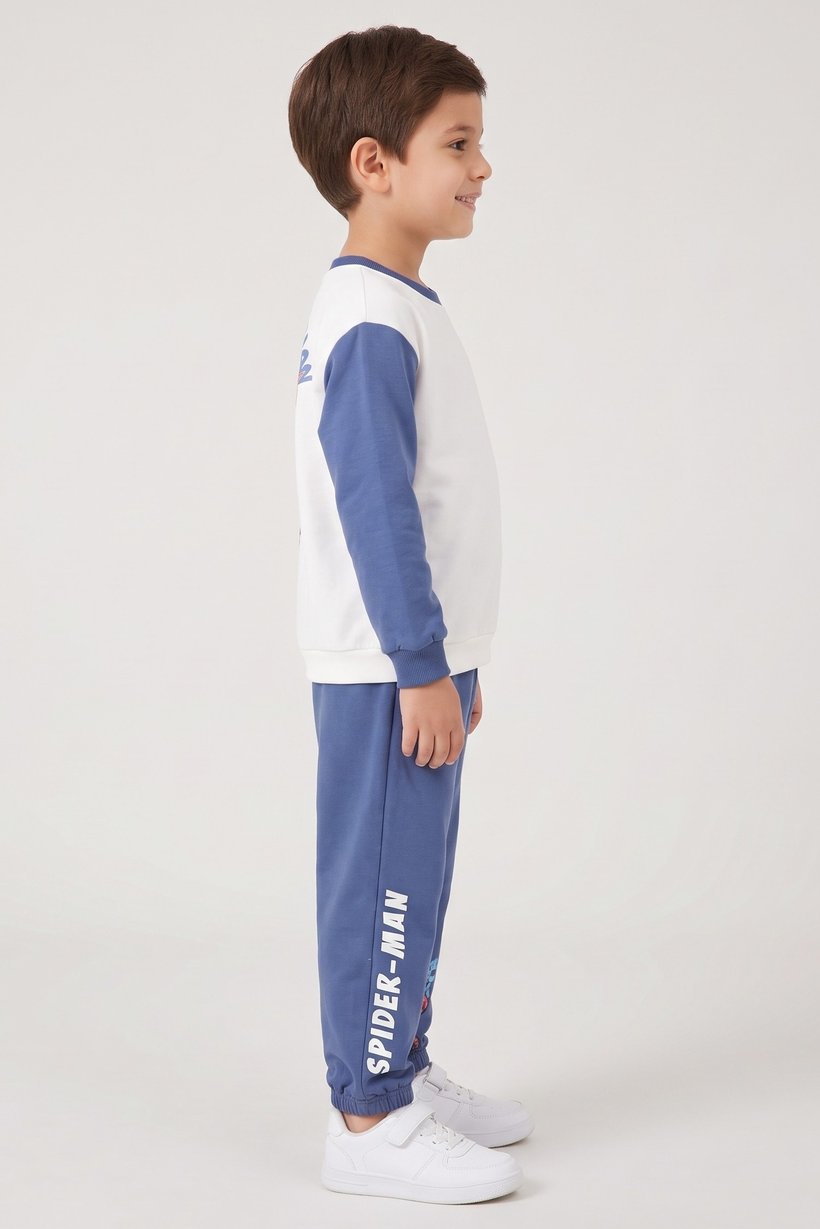 Kids Boy 2 Pieces Graphic Print Sweatshirt And Sweatpants Set, Multicolor