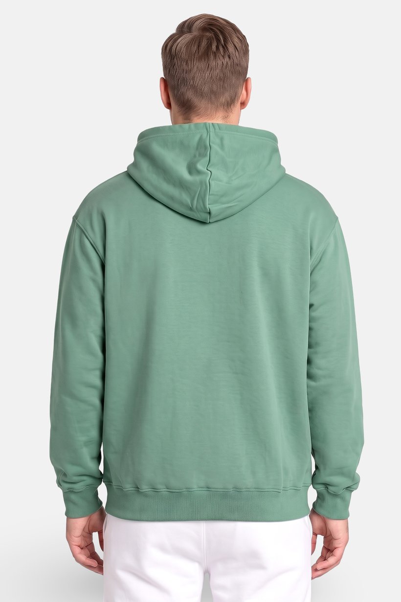 Men Sportswear Fit Long Sleeve Basketball Hoodie, Green