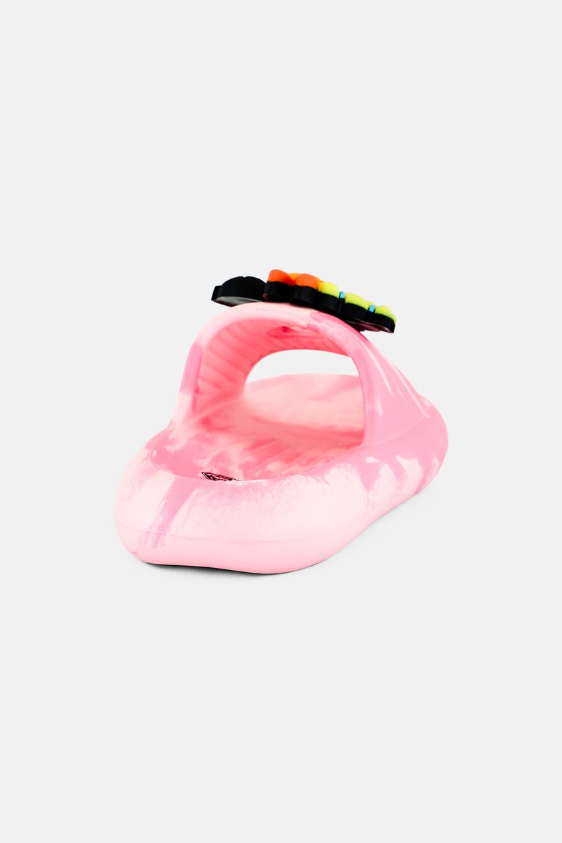 Toddlers Girl The Powerpuff Girls Slip On Slides, Pink